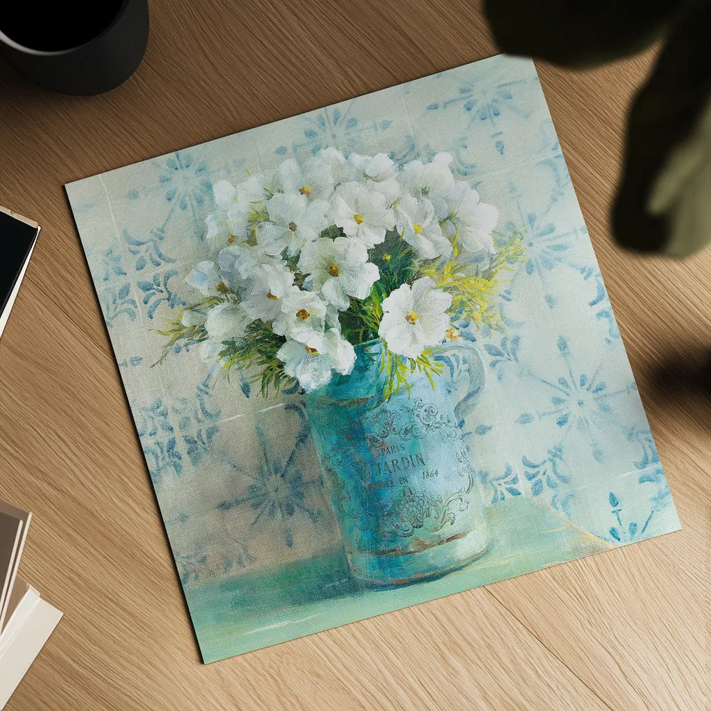 May Blossoms I Crop by Danhui Nai. Shown as a detailed flat fine art print, highlighting archival giclee quality. Available as an archival giclee rolled canvas, fine art paper, or poster print. SKU 16264a.