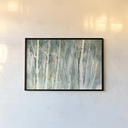 Meadows Edge II by Danhui Nai. shown as a paper print in a black flame. Available as a archival giclee rolled canvas, fine art paper, or poster print. SKU 61969i.