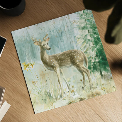 Meadows Edge III by Danhui Nai. Shown as a detailed flat fine art print, highlighting archival giclee quality. Available as an archival giclee rolled canvas, fine art paper, or poster print. SKU 61970a.