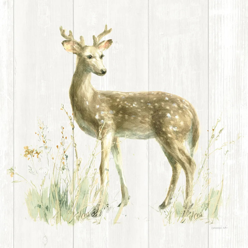 Meadows Edge III on Wood by Danhui Nai. SKU 61976a. Archival Giclee Fine art print for wall decor.