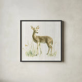 Meadows Edge III on Wood by Danhui Nai. Shown in a sleek black glass frame for a contemporary gallery look. Available as an archival giclee rolled canvas, fine art paper, or poster print. SKU 61976a.