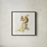 Meadows Edge VI on Wood by Danhui Nai. Shown in a sleek black glass frame for a contemporary gallery look. Available as an archival giclee rolled canvas, fine art paper, or poster print. SKU 61979a.