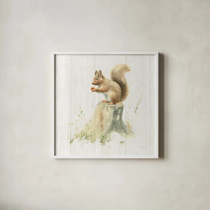 Meadows Edge VI on Wood by Danhui Nai. Shown in a crisp white glass frame for a clean and minimalist style. Available as an archival giclee rolled canvas, fine art paper, or poster print. SKU 61979a.