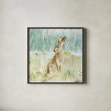 Meadows Edge VII by Danhui Nai. Shown in a sleek black glass frame for a contemporary gallery look. Available as an archival giclee rolled canvas, fine art paper, or poster print. SKU 61974a.