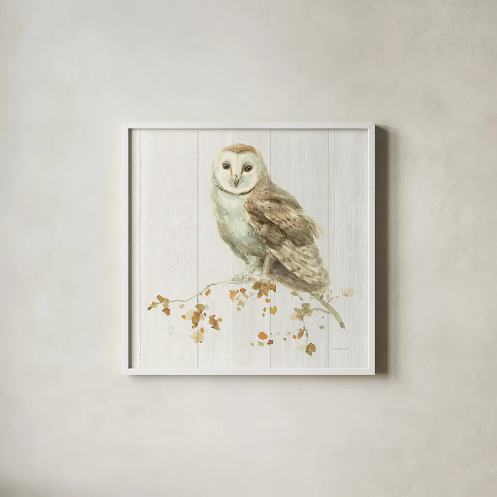 Meadows Edge VIII on Wood by Danhui Nai. Shown in a crisp white glass frame for a clean and minimalist style. Available as an archival giclee rolled canvas, fine art paper, or poster print. SKU 61981a.