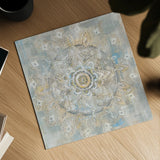 Medallion of Light by Danhui Nai. Shown as a detailed flat fine art print, highlighting archival giclee quality. Available as an archival giclee rolled canvas, fine art paper, or poster print. SKU 64344a.