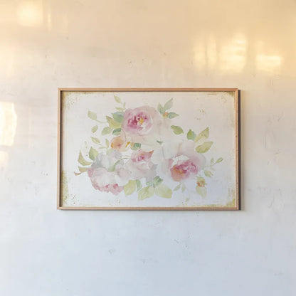 Midsummer III Gold by Danhui Nai. shown as a paper print in a natural frame. Available as a archival giclee rolled canvas, fine art paper, or poster print. SKU 27725i.