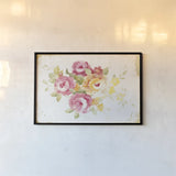 Midsummer IV Gold by Danhui Nai. shown as a paper print in a black flame. Available as a archival giclee rolled canvas, fine art paper, or poster print. SKU 27726i.