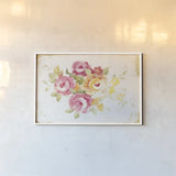 Midsummer IV Gold by Danhui Nai. shown as a paper print in a white frame. Available as a archival giclee rolled canvas, fine art paper, or poster print. SKU 27726i.