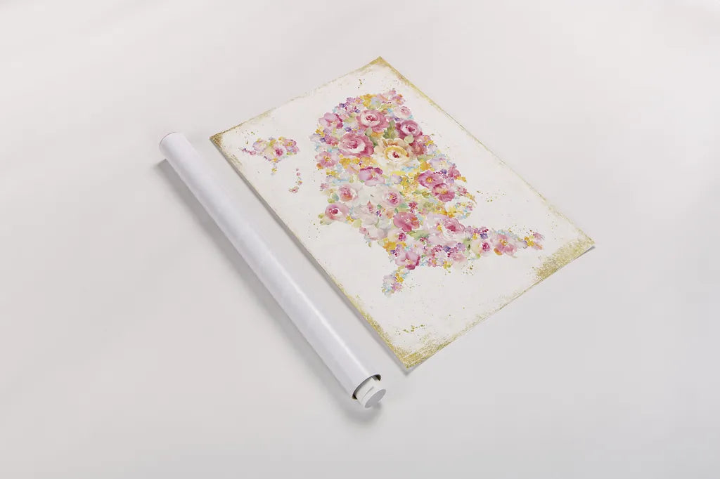 Midsummer USA by Danhui Nai. shown as a rolled paper print. Available as archival giclee rolled canvas, fine art paper, or poster print. SKU 26198i.