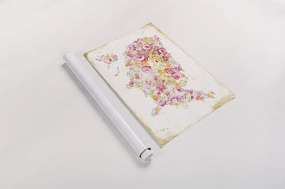 Midsummer USA by Danhui Nai. shown as a rolled paper print. Available as archival giclee rolled canvas, fine art paper, or poster print. SKU 26198i.