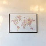 Midsummer World - No Border by Danhui Nai. shown as a paper print in a black flame. Available as a archival giclee rolled canvas, fine art paper, or poster print. SKU 48401i.