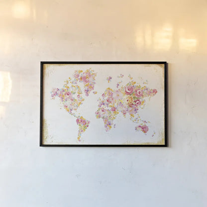 Midsummer World by Danhui Nai. shown as a paper print in a black flame. Available as a archival giclee rolled canvas, fine art paper, or poster print. SKU 26197i.
