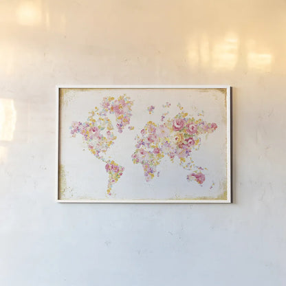 Midsummer World by Danhui Nai. shown as a paper print in a white frame. Available as a archival giclee rolled canvas, fine art paper, or poster print. SKU 26197i.
