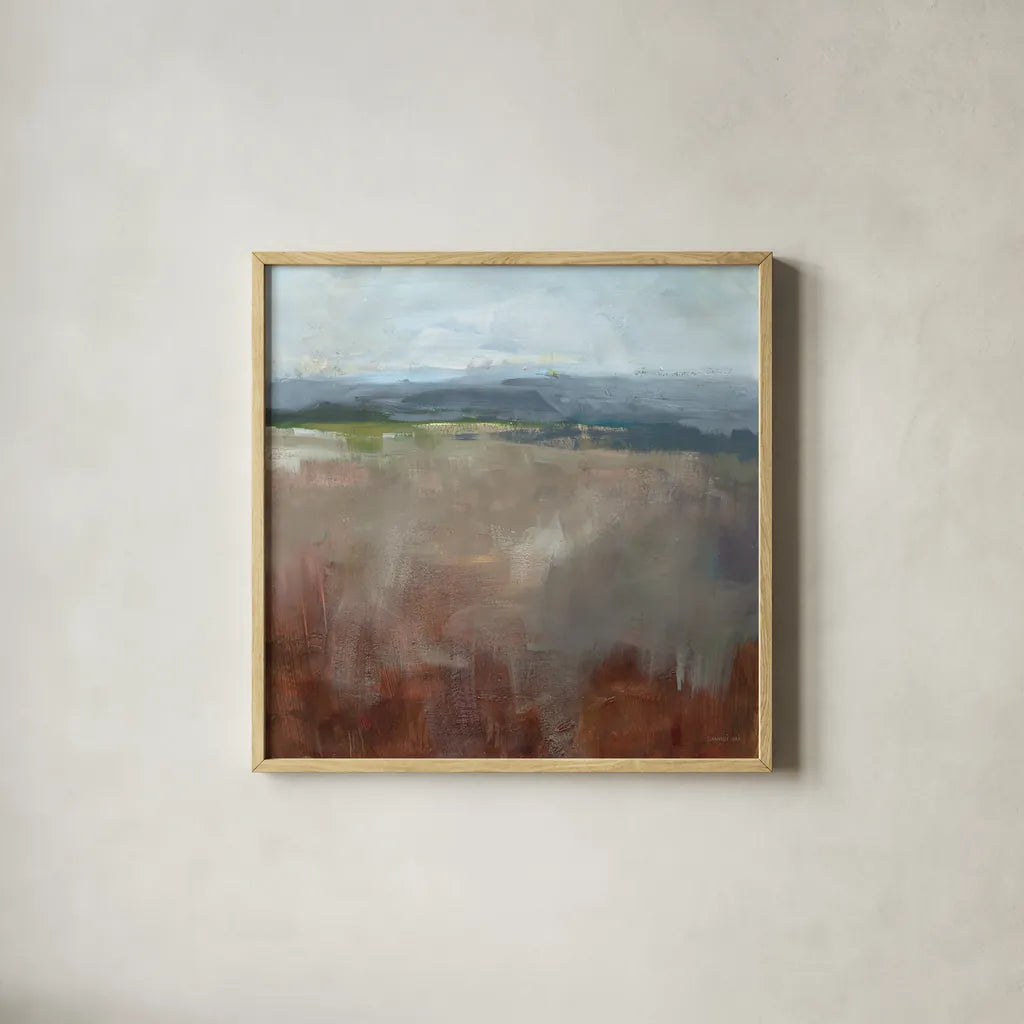 Mineral by Danhui Nai. Shown in a natural wood glass frame for a timeless modern aesthetic. Available as an archival giclee rolled canvas, fine art paper, or poster print. SKU 79294a.