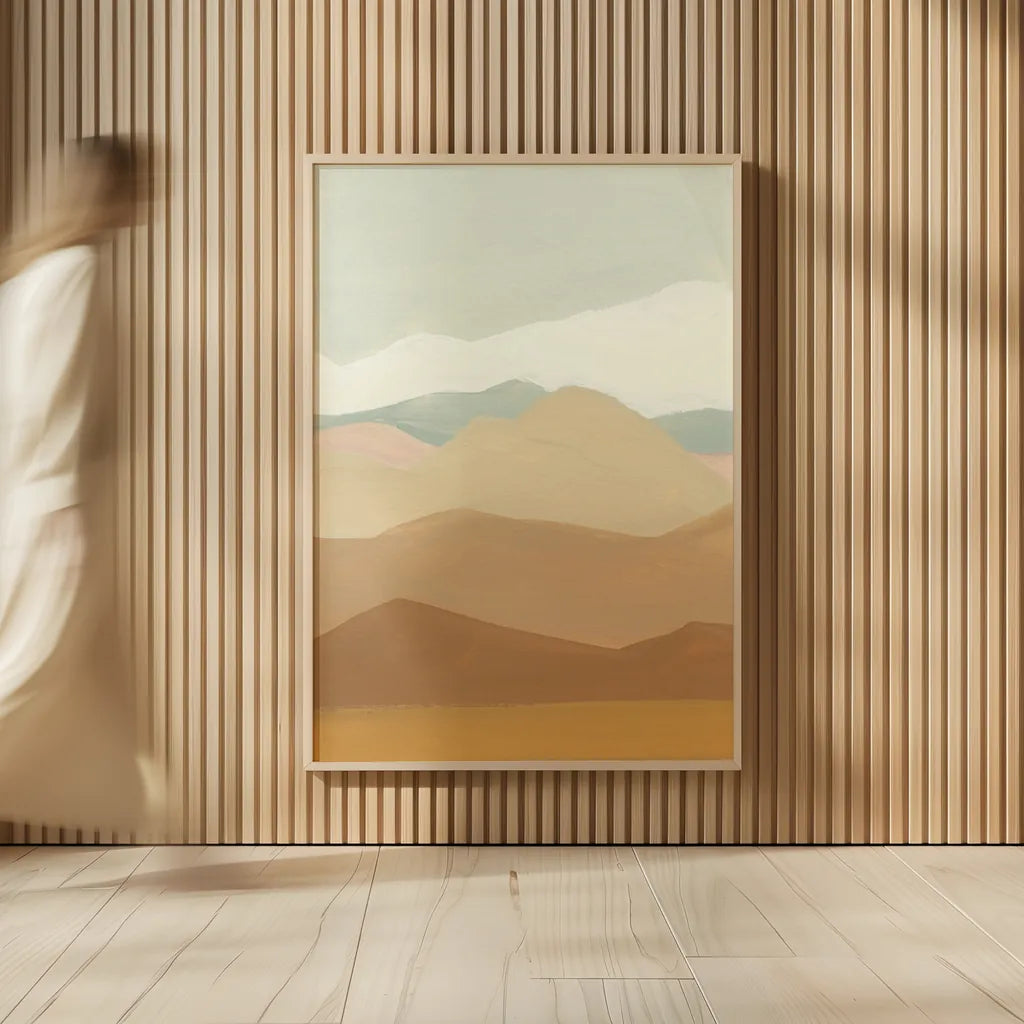 Mirage II Crop by Danhui Nai. shown as over sized large wall art. Available as an archival giclee rolled canvas, fine art paper, or poster print. SKU 57237h.
