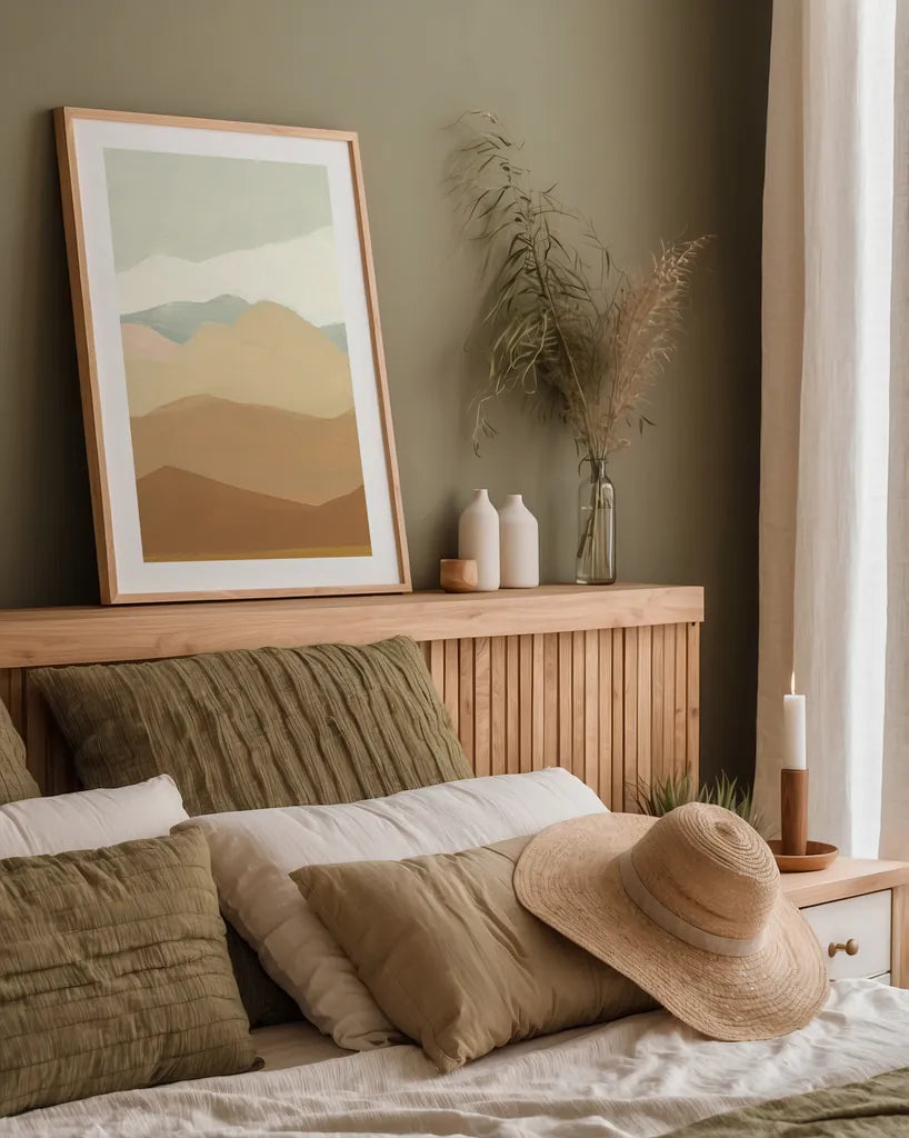 Mirage II Crop by Danhui Nai. shown as a paper print in a natural frame. Available as a archival giclee rolled canvas, fine art paper, or poster print. SKU 57237h.