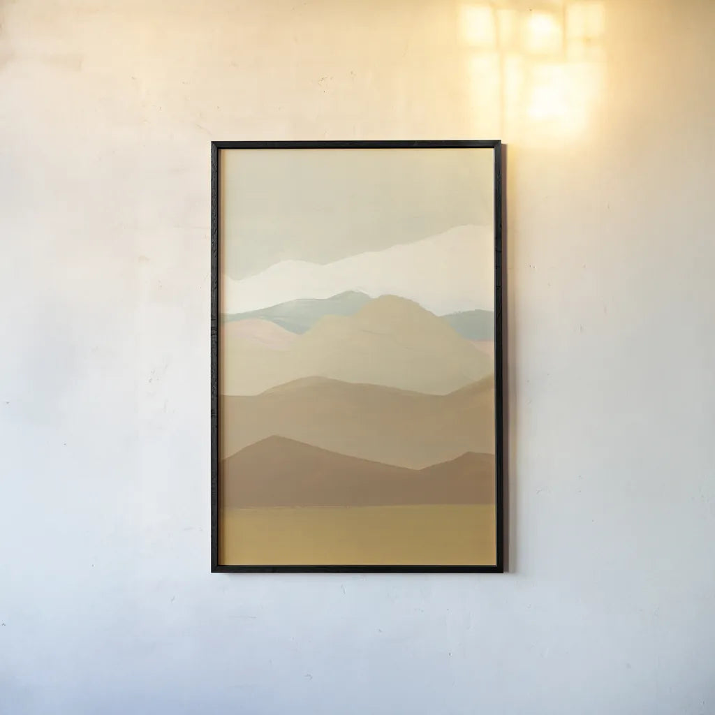 Mirage II Crop by Danhui Nai. shown as a paper print in a black flame. Available as a archival giclee rolled canvas, fine art paper, or poster print. SKU 57237h.