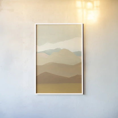 Mirage II Crop by Danhui Nai. shown as a paper print in a white frame. Available as a archival giclee rolled canvas, fine art paper, or poster print. SKU 57237h.
