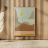 Mirage III Crop by Danhui Nai. shown as over sized large wall art. Available as an archival giclee rolled canvas, fine art paper, or poster print. SKU 57238h.