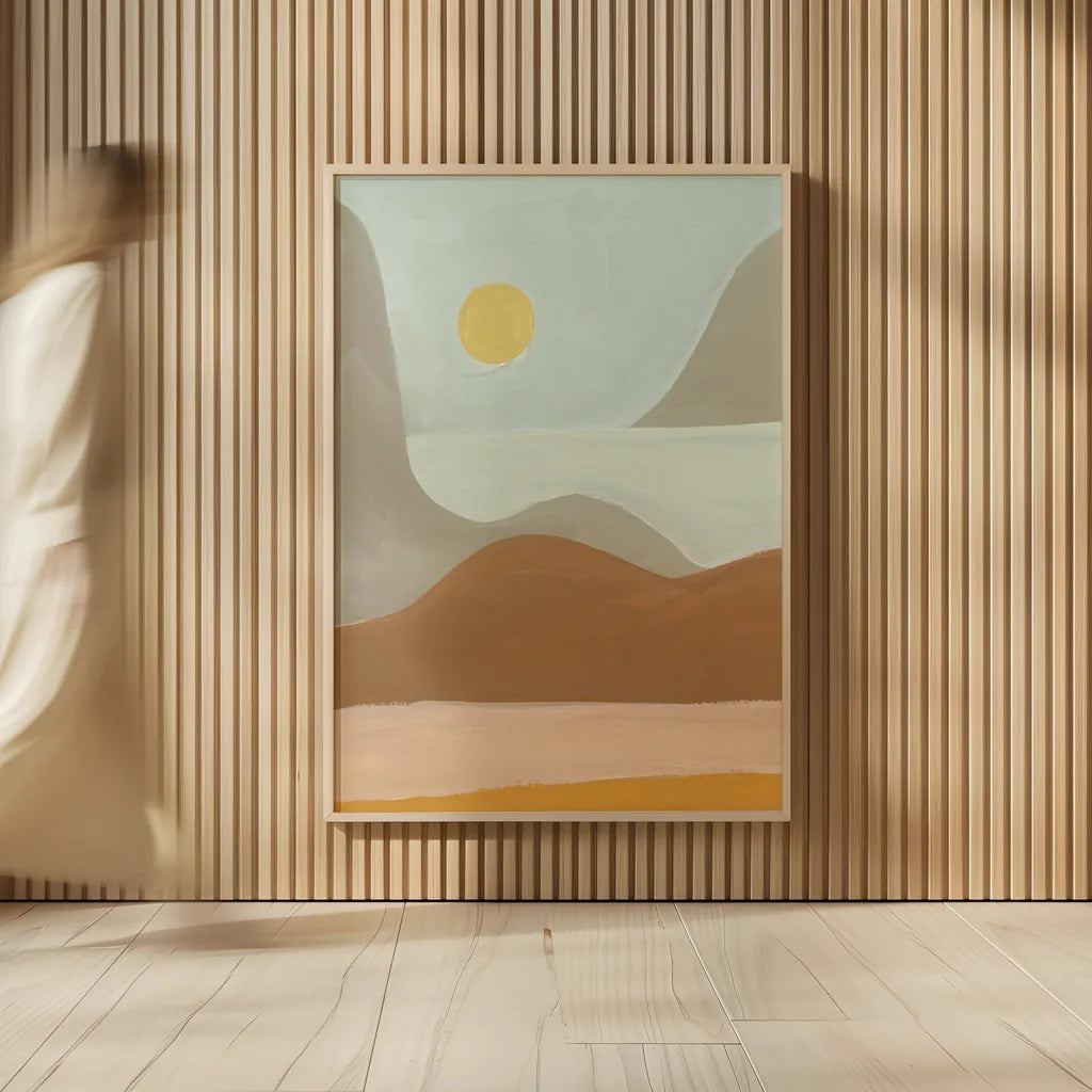 Mirage III Crop by Danhui Nai. shown as over sized large wall art. Available as an archival giclee rolled canvas, fine art paper, or poster print. SKU 57238h.