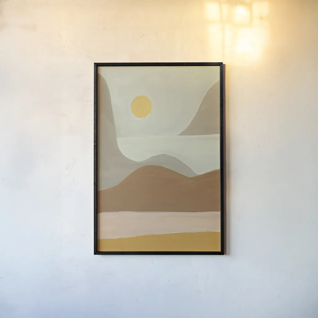 Mirage III Crop by Danhui Nai. shown as a paper print in a black flame. Available as a archival giclee rolled canvas, fine art paper, or poster print. SKU 57238h.