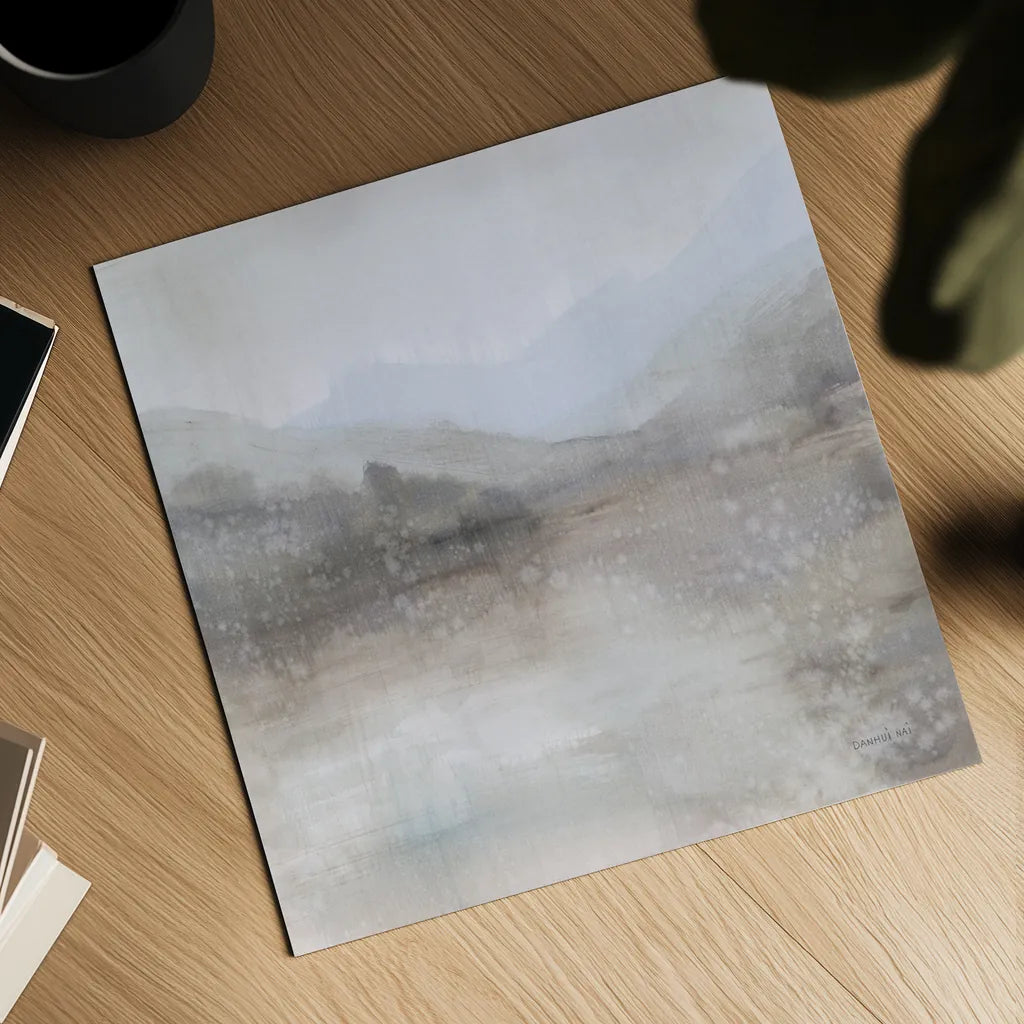 Misty Mood by Danhui Nai. Shown as a detailed flat fine art print, highlighting archival giclee quality. Available as an archival giclee rolled canvas, fine art paper, or poster print. SKU 83487a.