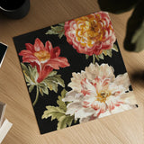 Mixed Floral IV Crop II by Danhui Nai. Shown as a detailed flat fine art print, highlighting archival giclee quality. Available as an archival giclee rolled canvas, fine art paper, or poster print. SKU 13547a.