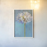 Modern Floral III by Danhui Nai. shown as a paper print in a white frame. Available as a archival giclee rolled canvas, fine art paper, or poster print. SKU 68229h.