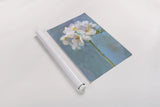 Modern Floral IV by Danhui Nai. shown as a rolled paper print. Available as archival giclee rolled canvas, fine art paper, or poster print. SKU 68230h.