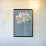 Modern Floral IV by Danhui Nai. shown as a paper print in a black flame. Available as a archival giclee rolled canvas, fine art paper, or poster print. SKU 68230h.
