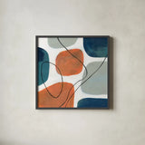 Modern Soul by Danhui Nai. Shown in a sleek black glass frame for a contemporary gallery look. Available as an archival giclee rolled canvas, fine art paper, or poster print. SKU 79287a.
