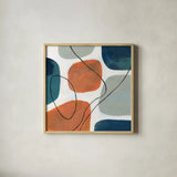 Modern Soul by Danhui Nai. Shown in a natural wood glass frame for a timeless modern aesthetic. Available as an archival giclee rolled canvas, fine art paper, or poster print. SKU 79287a.