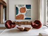 Modern Soul by Danhui Nai. Shown as extra-large giant wall art in a modern living room. Available as an archival giclee rolled canvas, fine art paper, or poster print. SKU 79287a.