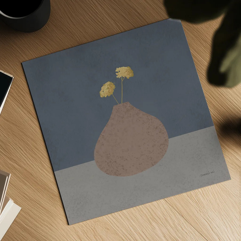 Modern Vessels I by Danhui Nai. Shown as a detailed flat fine art print, highlighting archival giclee quality. Available as an archival giclee rolled canvas, fine art paper, or poster print. SKU 87783a.