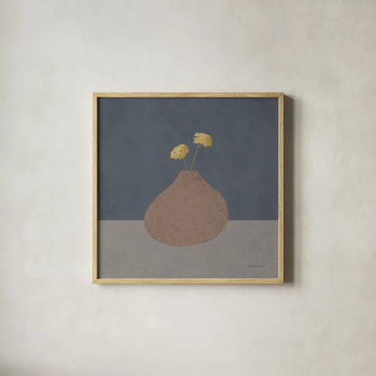 Modern Vessels I by Danhui Nai. Shown in a natural wood glass frame for a timeless modern aesthetic. Available as an archival giclee rolled canvas, fine art paper, or poster print. SKU 87783a.