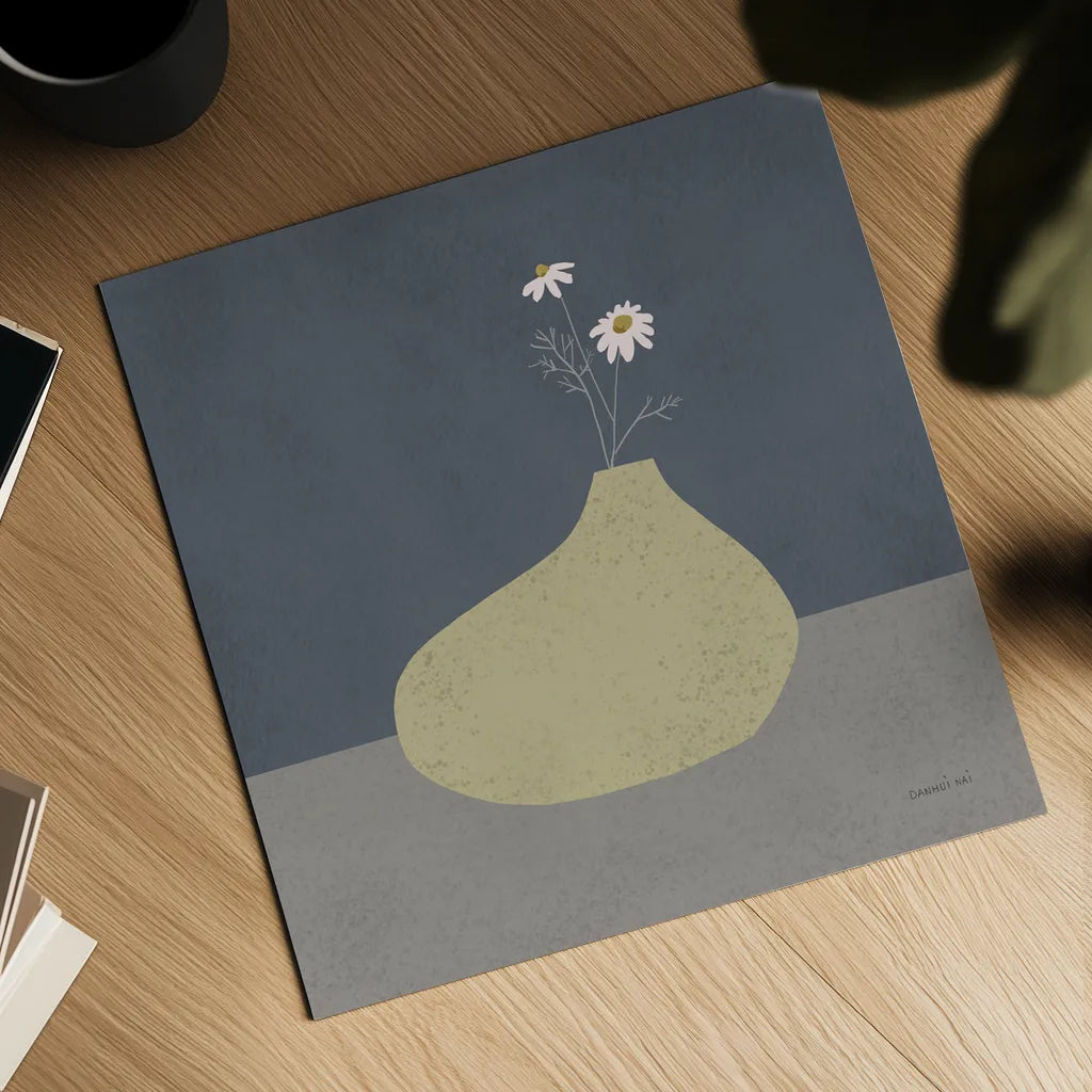 Modern Vessels II by Danhui Nai. Shown as a detailed flat fine art print, highlighting archival giclee quality. Available as an archival giclee rolled canvas, fine art paper, or poster print. SKU 87784a.