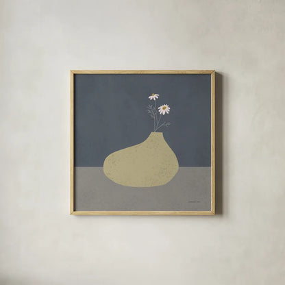 Modern Vessels II by Danhui Nai. Shown in a natural wood glass frame for a timeless modern aesthetic. Available as an archival giclee rolled canvas, fine art paper, or poster print. SKU 87784a.