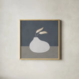 Modern Vessels III by Danhui Nai. Shown in a natural wood glass frame for a timeless modern aesthetic. Available as an archival giclee rolled canvas, fine art paper, or poster print. SKU 87785a.