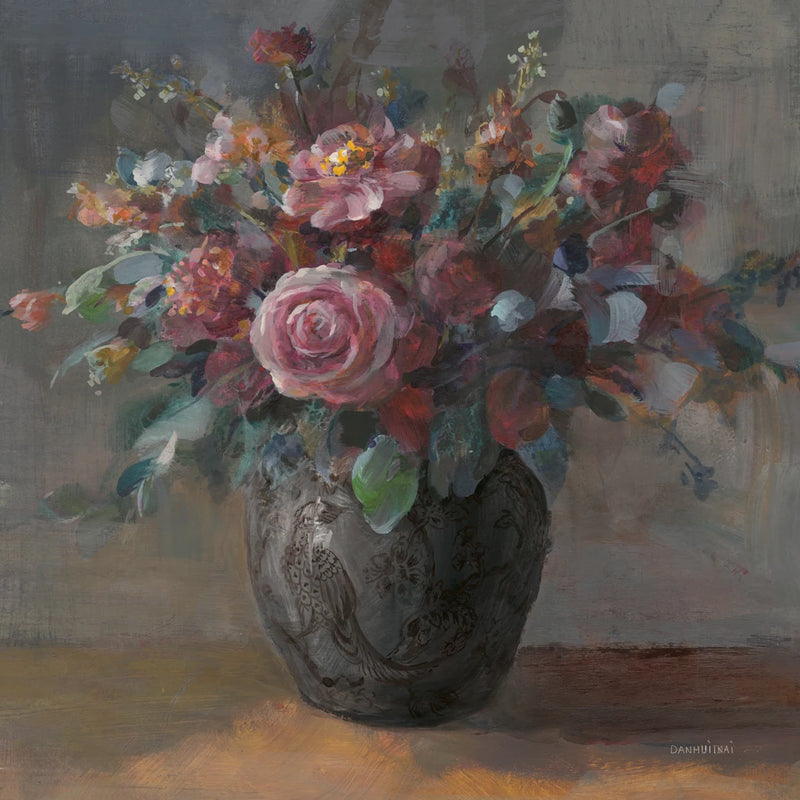 Moody Rich Fall Florals v3 by Danhui Nai