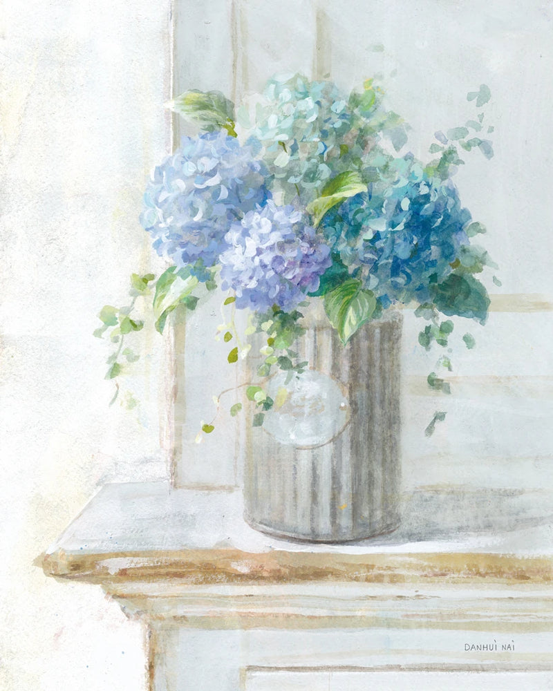 Morning Hydrangeas I by Danhui Nai