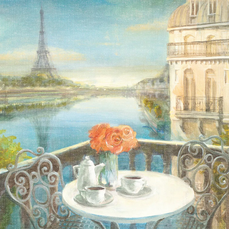 Morning on the Seine Crop by Danhui Nai. SKU 12595a. Archival Giclee Fine art print for wall decor.