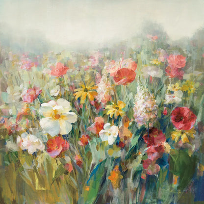 Mountain Meadows Autumn by Danhui Nai. SKU 74470a. Archival Giclee Fine art print for wall decor.