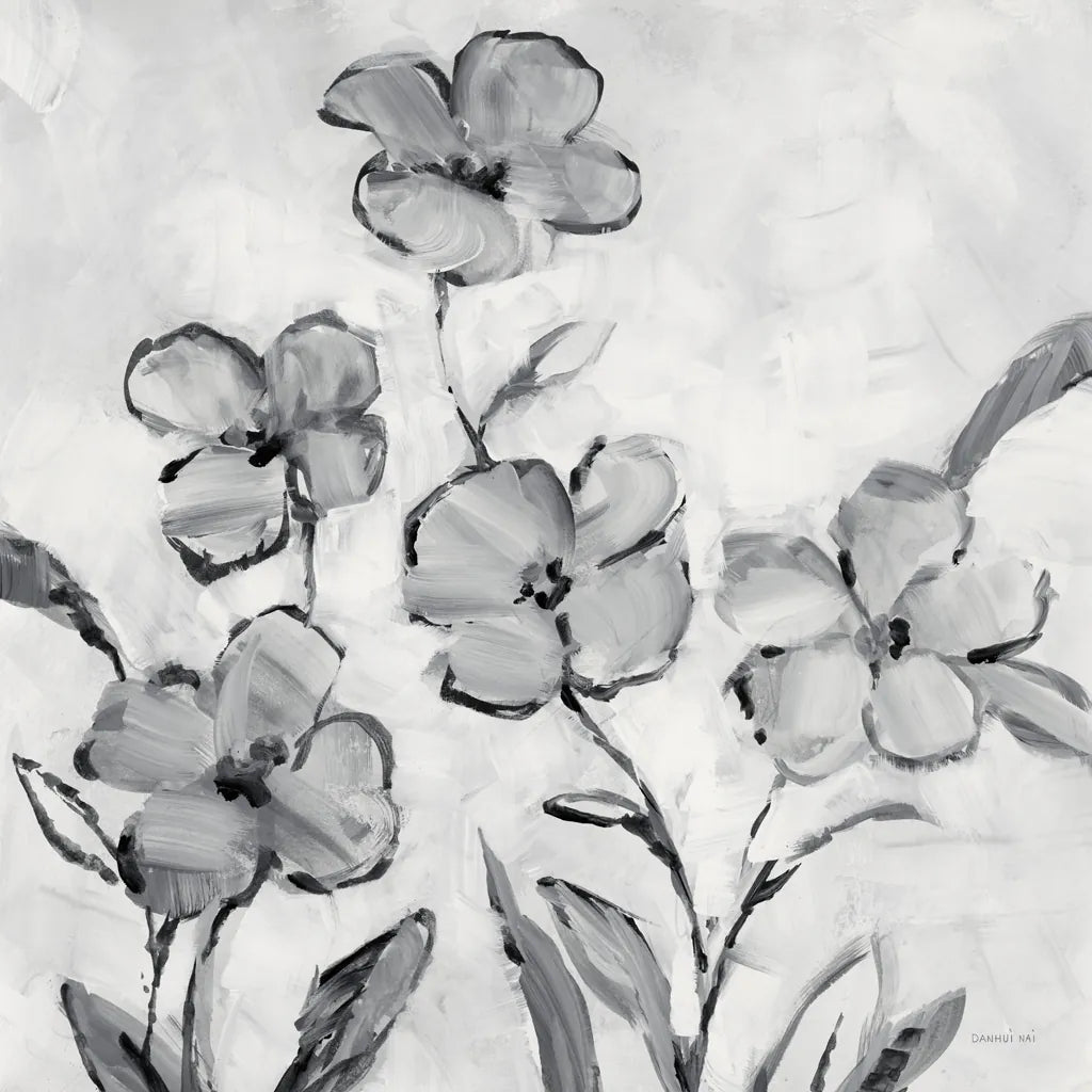 Muted Bloom by Danhui Nai. SKU 92025a. Archival Giclee Fine art print for wall decor.