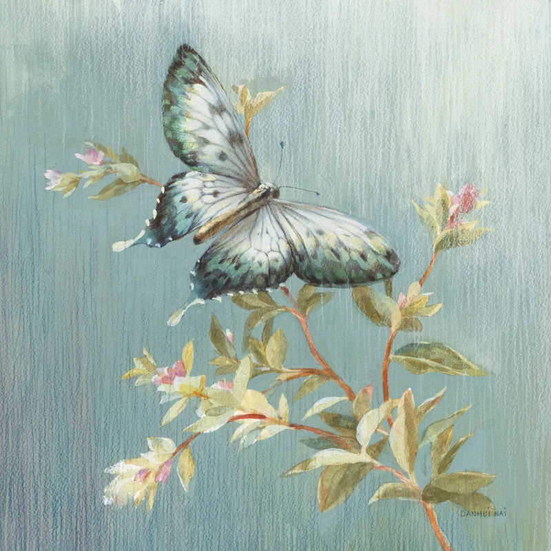 Natural Detail II Blue by Danhui Nai. SKU 61879a. Archival Giclee Fine art print for wall decor.