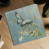 Natural Detail II Blue by Danhui Nai. Shown as a detailed flat fine art print, highlighting archival giclee quality. Available as an archival giclee rolled canvas, fine art paper, or poster print. SKU 61879a.