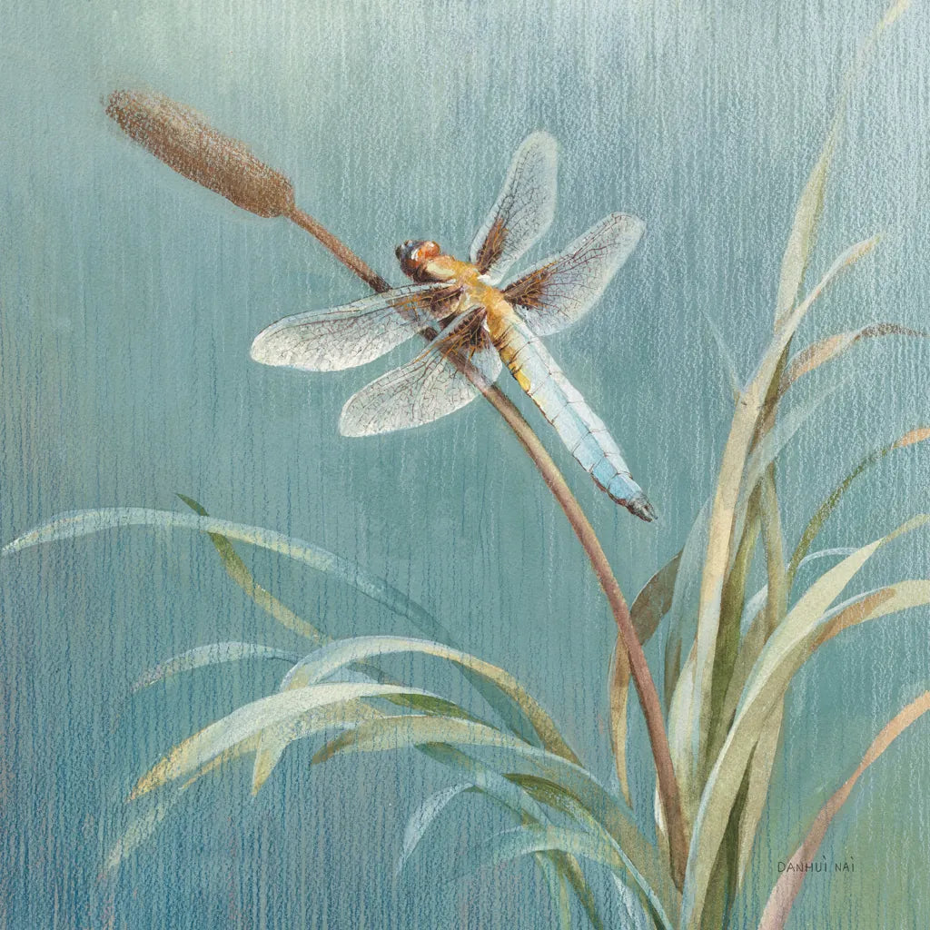 Natural Detail IV Blue by Danhui Nai. SKU 61881a. Archival Giclee Fine art print for wall decor.