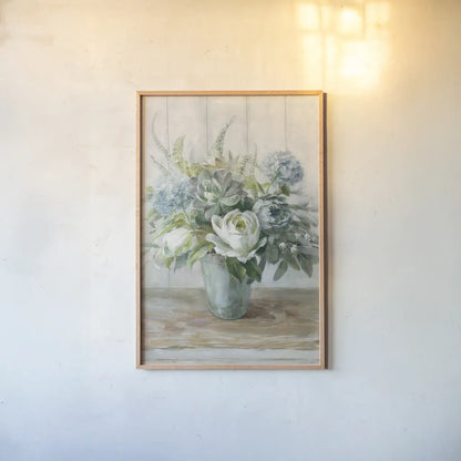 Natural Elegance Bleached Crop by Danhui Nai. shown as a paper print in a natural frame. Available as a archival giclee rolled canvas, fine art paper, or poster print. SKU 60296h.