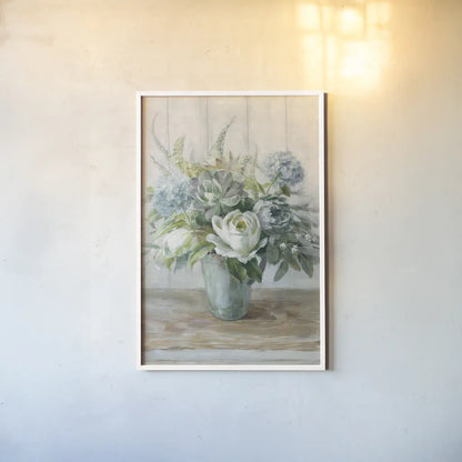Natural Elegance Bleached Crop by Danhui Nai. shown as a paper print in a white frame. Available as a archival giclee rolled canvas, fine art paper, or poster print. SKU 60296h.