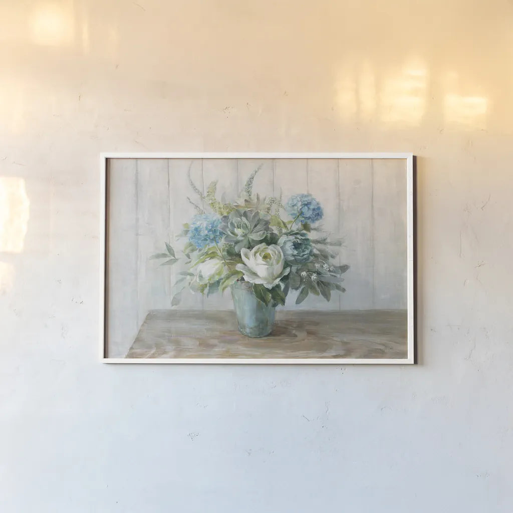 Natural Elegance Crop by Danhui Nai. shown as a paper print in a white frame. Available as a archival giclee rolled canvas, fine art paper, or poster print. SKU 37348i.